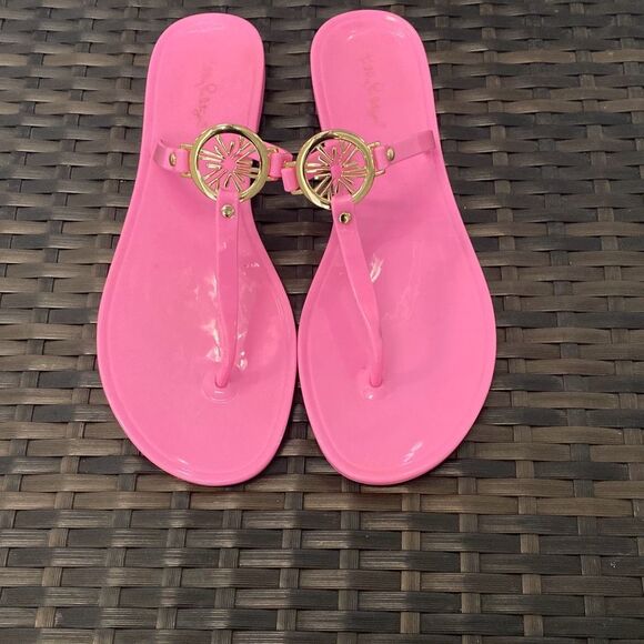 Lilly, Pulitzer, Hollie jelly sandals, women’s size 10 ￼ - Picture 1 of 8